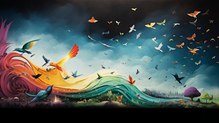 How to Suffer Less Butterflies Spiritual Journey Embracing Picture Illustration