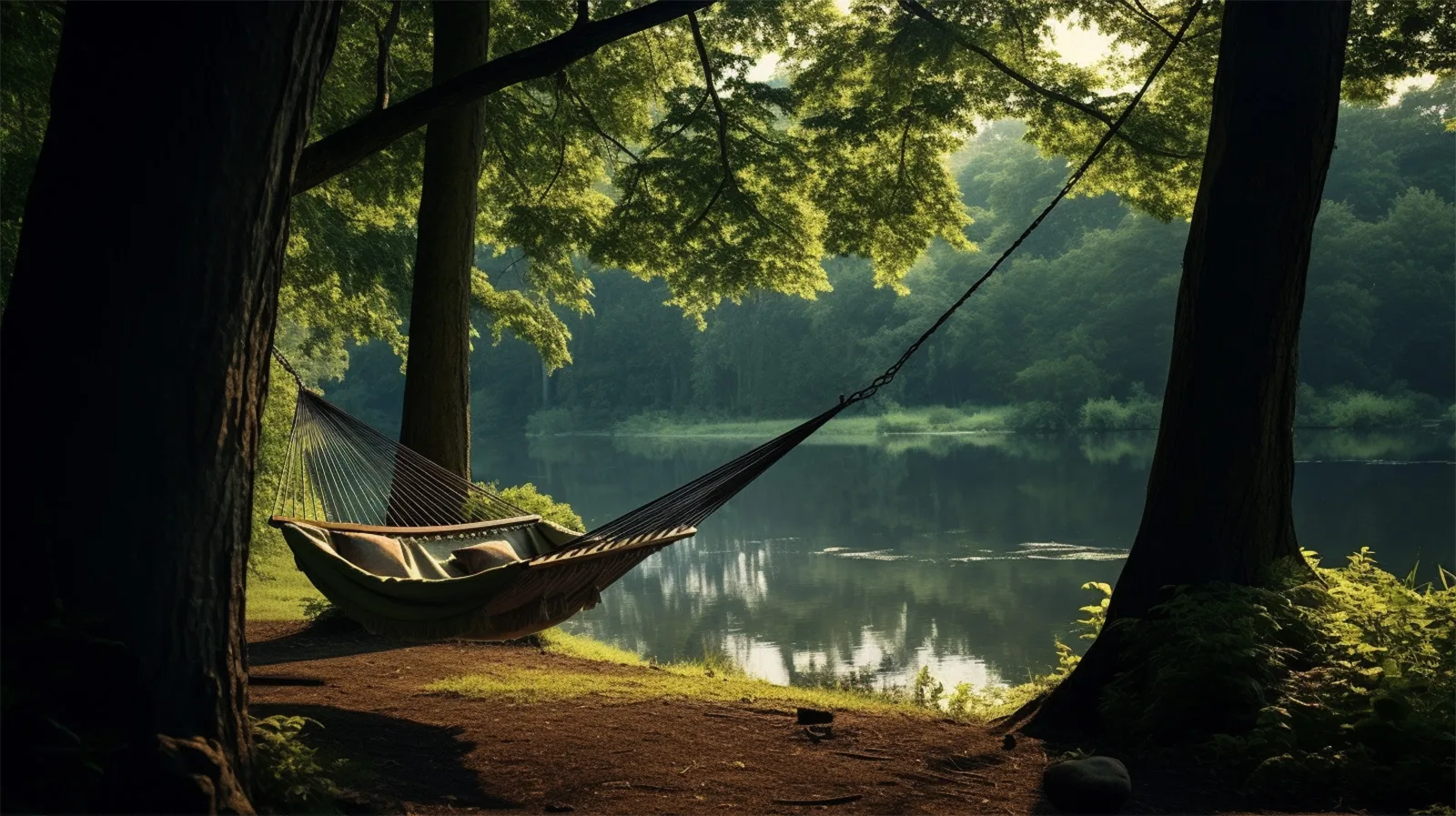 My Peaceful Place Inner Peace Meditations Lake Hammock peaceful sceneImage jpg